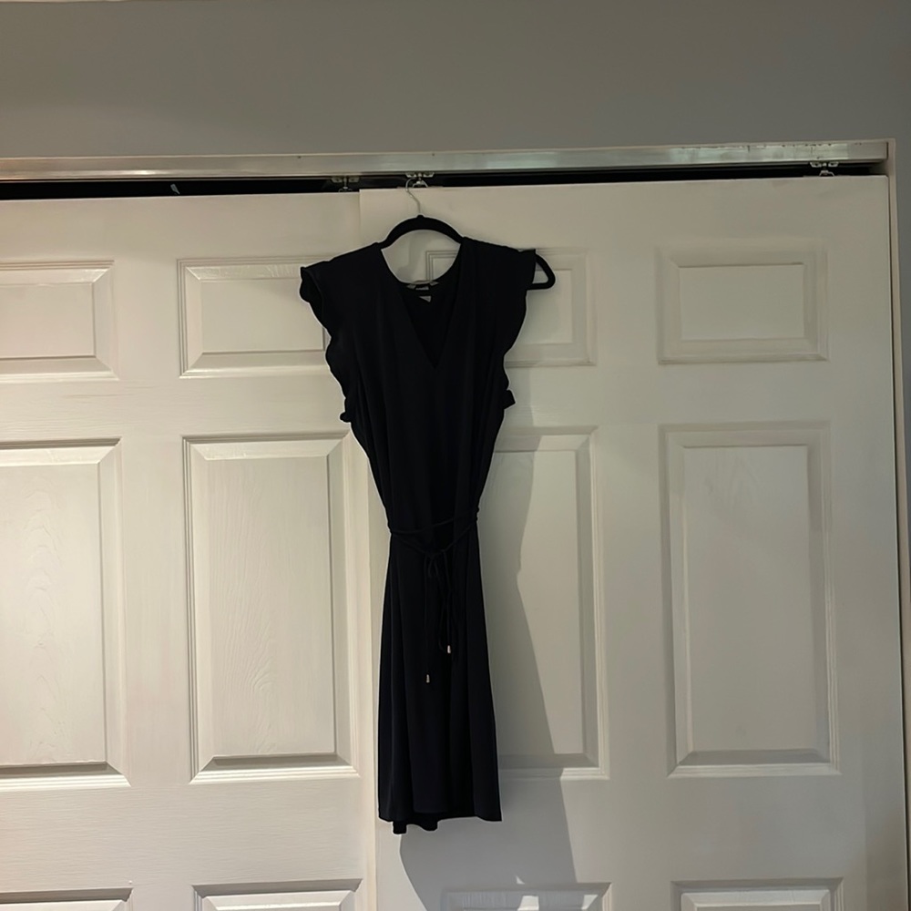 H&M Blue Wrap/Tie Style Dress Size M
